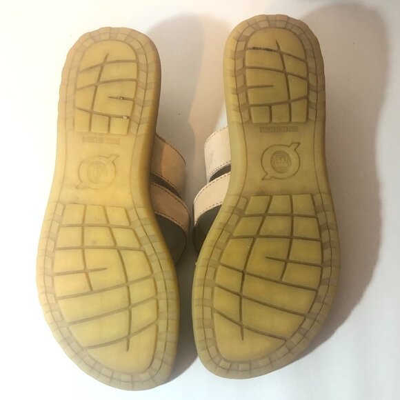 BORN Sandals Women's Size 9 Pink Tan Slip On Shoes F39898 CQL17 - Picture 6 of 12